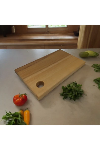 ea elizi ahşap Et kesme tahtası %100 ahşap kesme tahtası ekmek tahtası - Resim 2
