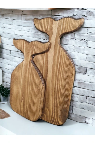 websunday Doğal 2'li Ahşap Kesme Tahtası ürün görseli