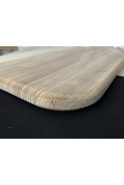 OBİDEV MASİF AHŞAP EL YAPIMI KESME TAHTASI - Resim 2