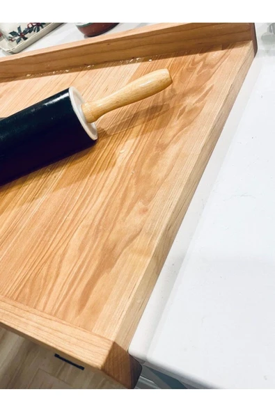 inwood Ahşap Tezgâh Üstü Büyük Boy Kesme Tahtası 50x40 - Resim 2