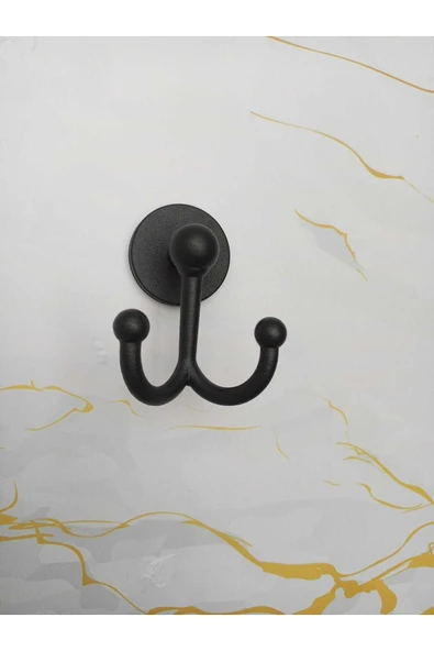 Egem Home Yapışkanlı Banyo Aksesuar Seti 2,li Eko Köşe,kare Havluluk,tuvalet Kağıtlığı, Bornozluk - Resim 6