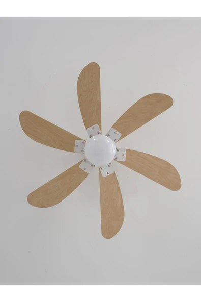 İleri Geri Fonksiyonlu 6 Kanatlı Fan ve Işıklı Uzaktan Kumandalı Tavan Vantilatörü, Sessiz Çalışma - 3