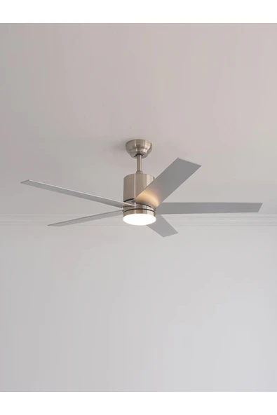 İleri Geri 5 Kanatlı Işıklı Uzaktan Kumandalı, 6 Hız Kademeli Tavan Vantilatör, Sessiz Çalışma - 2