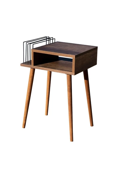 RMD SHOP Plak Ve Pikap Sehpası Ahşap Ayaklı - 5