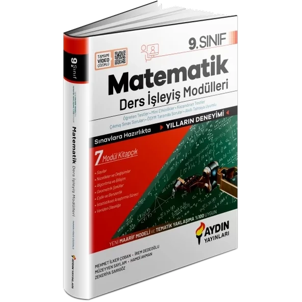 Aydın 9. Sınıf Matematik Ders İşleyiş Modülleri ürün görseli 1