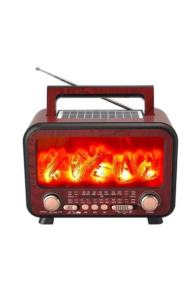 Everton Rt-754 Bluetooth Fm-Usb-Tf-Aux Şarjlı Nostaljik Radyo