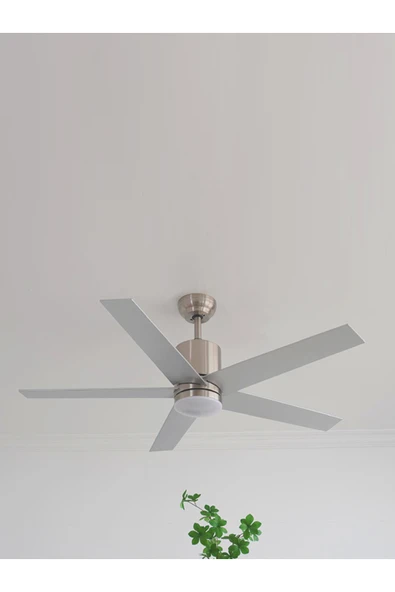 İleri Geri 5 Kanatlı Işıklı Uzaktan Kumandalı, 6 Hız Kademeli Tavan Vantilatör, Sessiz Çalışma - 3