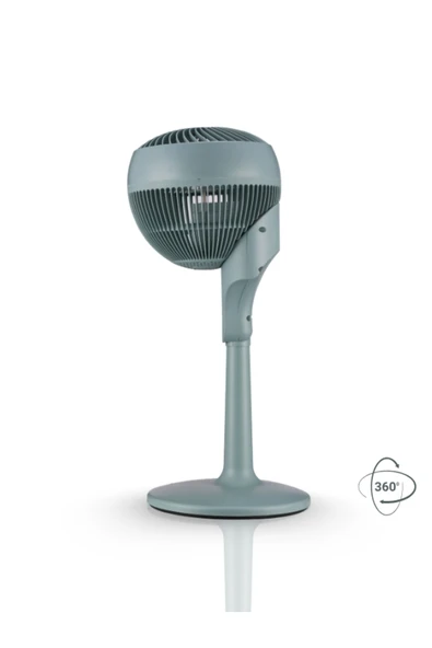 8 inch 360 Derece Salınımlı Uzaktan Kumandalı Dokunmatik Ekran 64 cm Zaman Ayarlı Ayaklı Vantilatör - 2