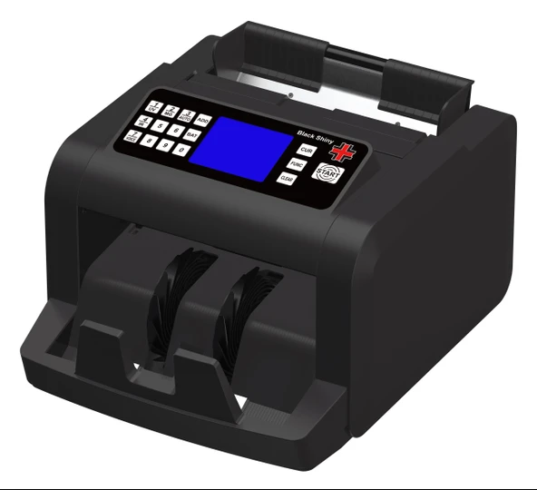 Sigma Black Shiny Para Sayma Makinesi, TL, EUR Karışık Sayım, Sahte Para Tespiti, Renkli TFT Ekran - 1