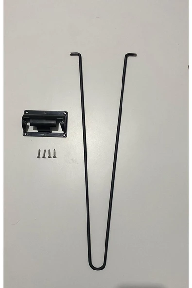 RMD SHOP Katlanır Sehpa Ayağı 49 Cm Siyah 1 Adet - 1