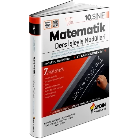 Aydın 10. Sınıf Matematik Ders İşleyiş Modülleri Yeni ürün görseli 1