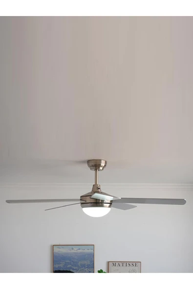 İleri Geri Fonksiyonlu 5 Kanatlı Fan ve Işıklı Uzaktan Kumandalı Tavan Vantilatörü, Sessiz Çalışma - 2