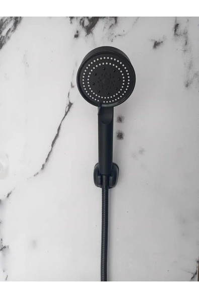 Egem Home Yapışkanlı Kancalı 2 Adet Banyo Rafı Duş Başlığı Duş Seti - Resim 5