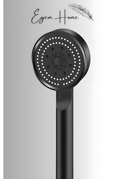 Egem Home Yapışkanlı Kancalı 2 Adet Banyo Rafı Duş Başlığı Duş Seti - Resim 6