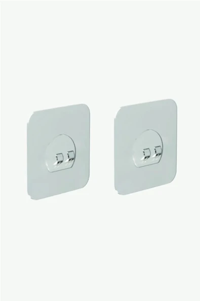 Egem Home Güçlü Kendinden Yapışkanlı Kancalar Köşe Rafı Banyo Rafı Duş Rafı Kancası, Su Geçirmez Askı 6 ADET ürün görseli