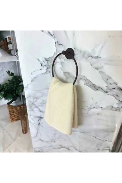 Egem Home Yuvarlak Havluluk Siyah - Resim 3