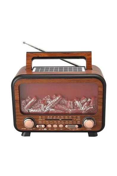 Everton Rt-754 Bluetooth Fm-Usb-Tf-Aux Şarjlı Nostaljik Radyo - 3