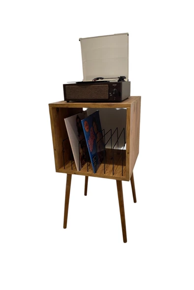 RMD SHOP Riva Plak,Pikap ve Gramofon Sehpası Atlantik Çam - 2