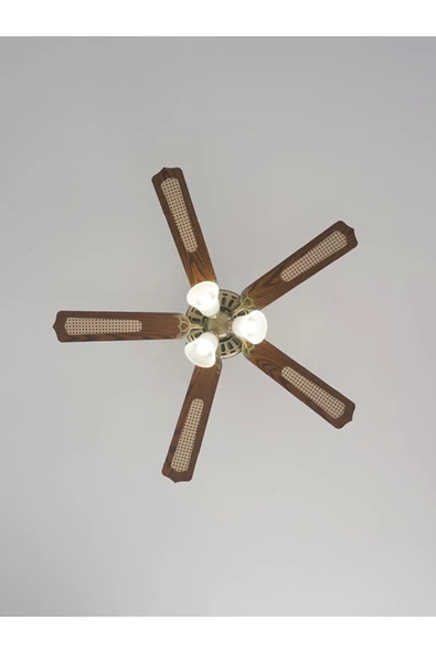 İleri Geri Fonksiyonlu 5 Kanatlı Fan ve Işıklı Uzaktan Kumandalı Tavan Vantilatörü, Sessiz Çalışma - 2