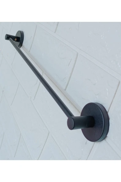 Egem Home Yapışkanlı 2 Katlı Köşelik Uzun Havluluk Kapaklı Tuvalet Kağıtlık Bornoz Askısı Seti - Resim 3