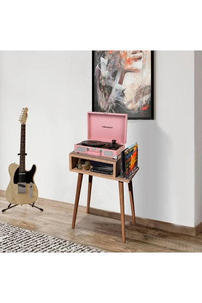 RMD SHOP Plak Ve Pikap Sehpası Ahşap Ayaklı - 1