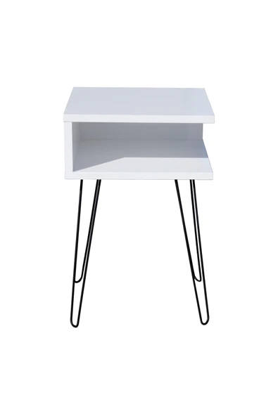 RMD SHOP Metal Ayaklı Yan Sehpa (köşe Sehpa) - 3