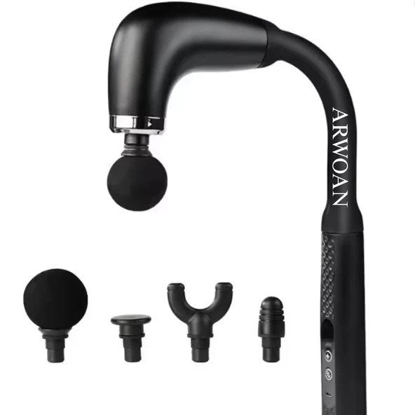 ARWOAN Masaj Tabancası Derin Doku Kas Gevşetici, Sessiz Motor, 4 Başlık Aparatı ile Profesyonel Masaj Cihazı ürün görseli