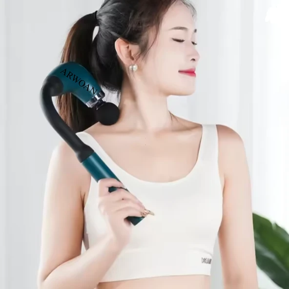 ARWOAN Masaj Tabancası Derin Doku Kas Gevşetici, Sessiz Motor, 4 Başlık Aparatı ile Profesyonel Masaj Cihazı - Resim 6