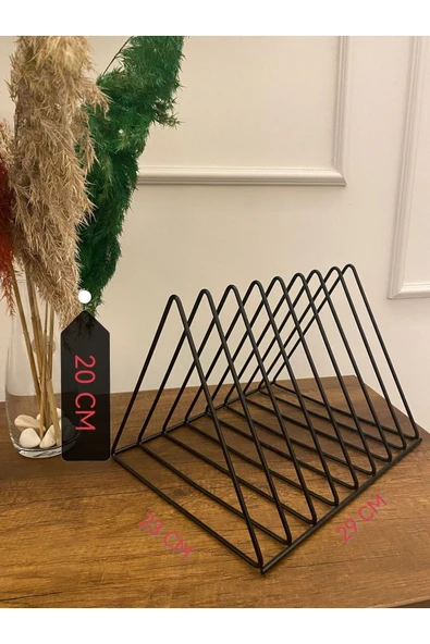 RMD SHOP Piramit Masa Üstü Dekoratif Tel Plak Düzenleyici - 3