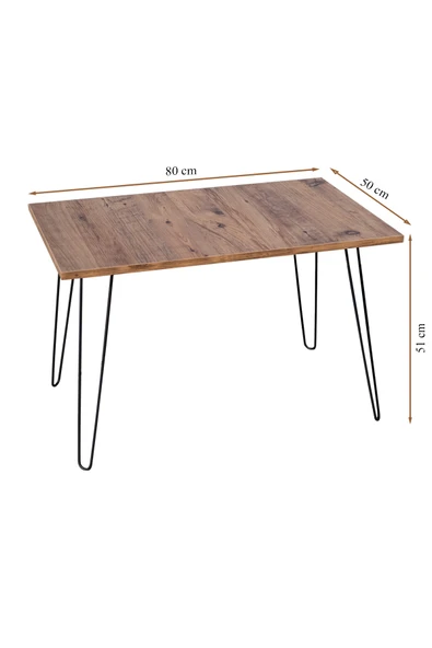 RMD SHOP Katlanır Metal Ayaklı Piknik Sehpası-orta Sehpa - 3
