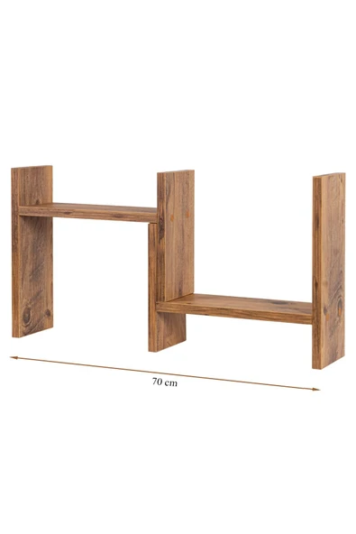 RMD SHOP Mini Masa Üstü Ayarlanabilir Düzenleyici Organizer Raf-Kitaplık-Kalemlik Standı - 4