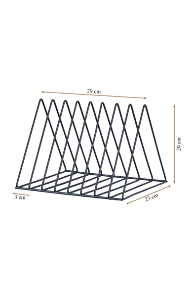 RMD SHOP Piramit Masa Üstü Dekoratif Tel Plak Düzenleyici - 2