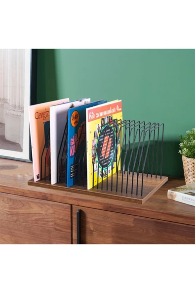 RMD SHOP Dekoratif Plak Düzenleyici Organizer Plaklık - 1