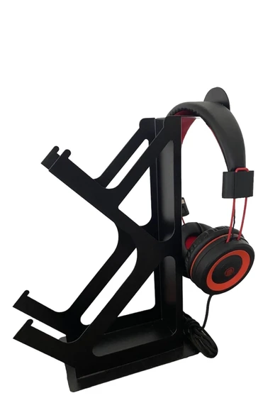 RMD SHOP Oyuncu Kulaklık ve Joistik Standı Taşıyıcı Ayak Metal - 4