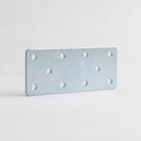 Mobilya Dolap Duvar Sabitleme 10 ADET Metal Köşebent Düz Gönye 40x100 mm Bağlantı Aparatı - Resim 2