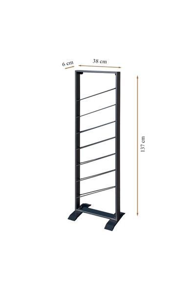 RMD SHOP Metal Şaraplık Rafı, 7 Li Şaraplık - 3