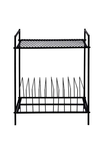 RMD SHOP Iron Plak Ve Pikap Sehpası Siyah - Resim 5