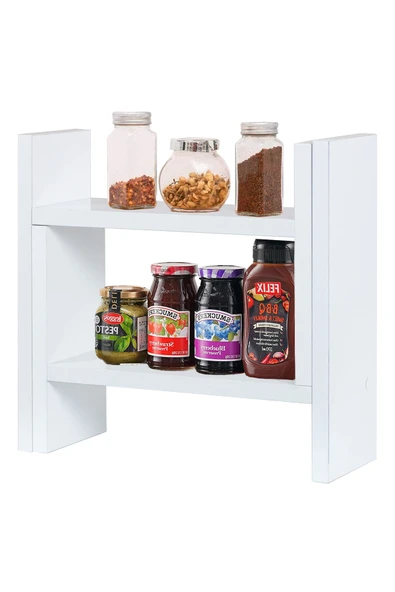 RMD SHOP Tezgah Üstü Çok Amaçlı Organizer Ikiz Baharatlık - 1