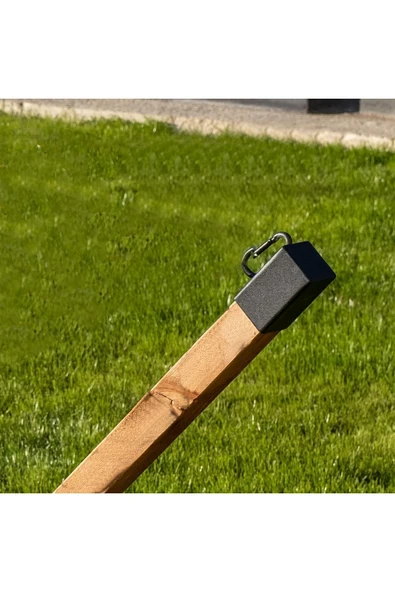 RMD SHOP Metal Ayaklı Ahşap Hamak Ayağı Kayın Gürgen - 5