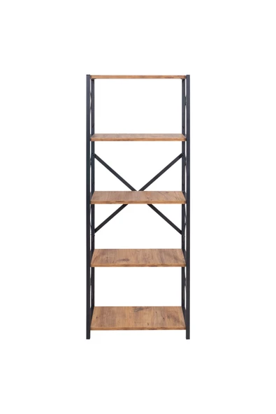 RMD SHOP LONDON 5 Raflı Metal Ayaklı Dekoratif Kitaplık - 4