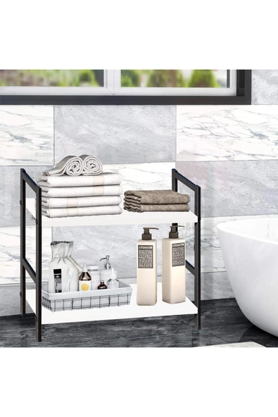 RMD SHOP Masa Üstü Düzenleyici Organizer Mutfak-banyo Rafı Kitaplık Barok - 1