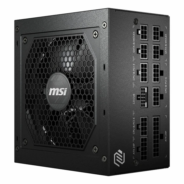 MSI MAG A750GL PCIE5 750W 80+ Altın Modüler Güç Kaynağı - Resim 3