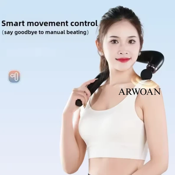 ARWOAN Masaj Tabancası Derin Doku Kas Gevşetici, Sessiz Motor, 4 Başlık Aparatı ile Profesyonel Masaj Cihazı - Resim 5