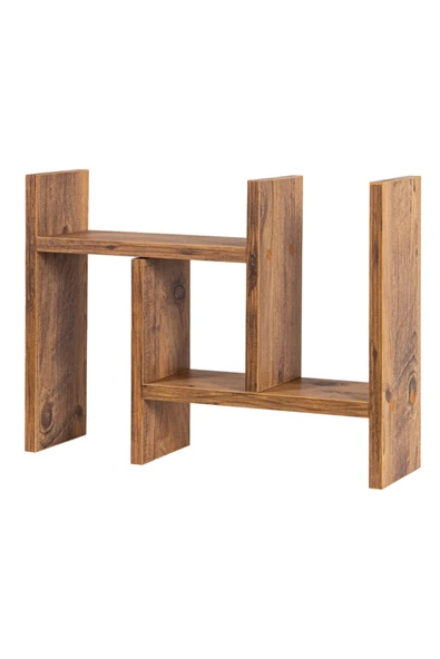 RMD SHOP Mini Masa Üstü Ayarlanabilir Düzenleyici Organizer Raf-Kitaplık-Kalemlik Standı - 6