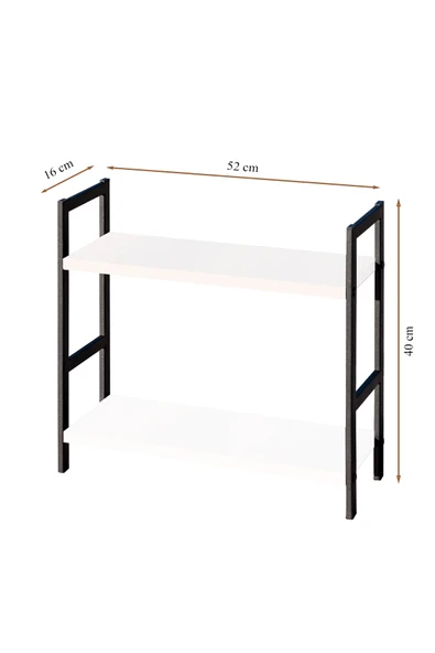 RMD SHOP Masa Üstü Düzenleyici Organizer Mutfak-banyo Rafı Kitaplık Barok - 2