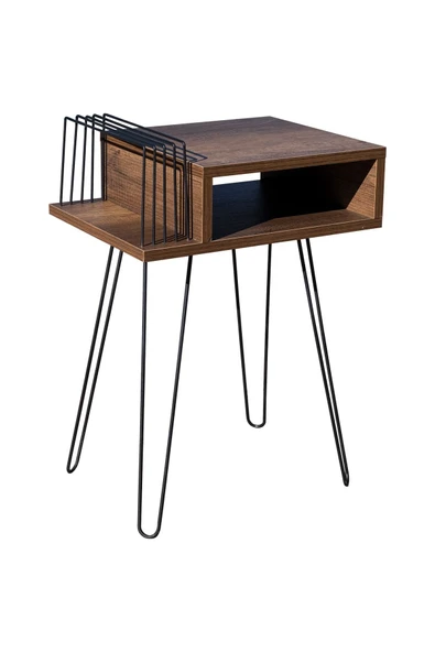 RMD SHOP Plak Ve Pikap Sehpası Metal Ayaklı - 4