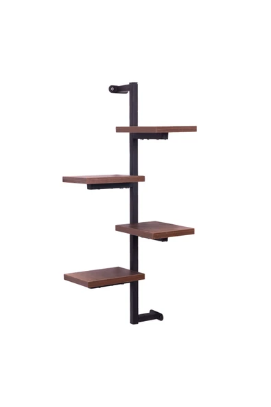 RMD SHOP Dekoratif Köşe Duvar Rafı Metal - Resim 3
