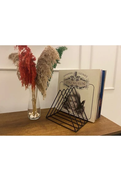 RMD SHOP Piramit Masa Üstü Dekoratif Tel Plak Düzenleyici