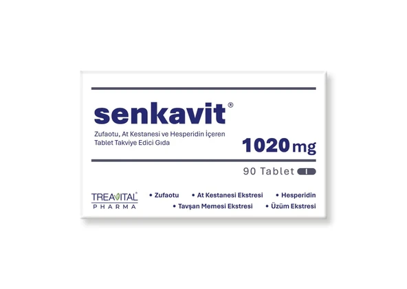 Senkavit Zufaotu, At Kestanesi, Hesperidin İçeren 90 Tablet - 1