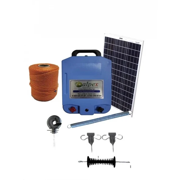 Elektrikli Çit Cihazı 25000 Volt Aç Kapa Model Tam Set ürün görseli 1